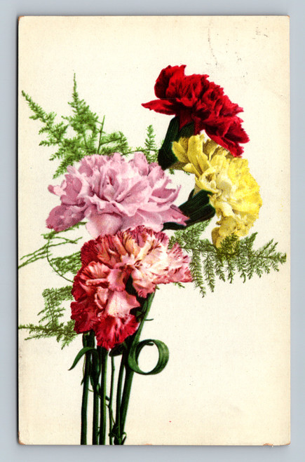 Un bonjour de Cousine at 59 Rue des Oules, Acharback, Belgique postcard