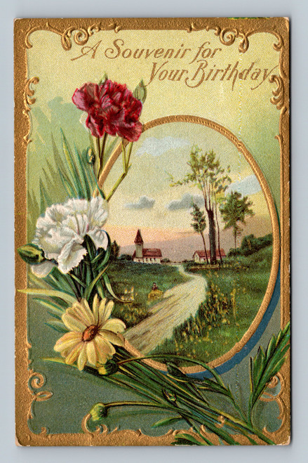 Souvenir for Your Birthday postcard from Waco by LANDSCAPE SERIES NO 2