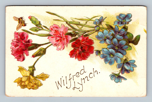 Antique postcard with no image description