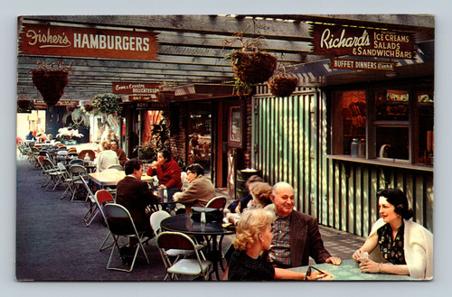 Town and Country Village shopping area with various shops and restaurants in Los Angeles CA