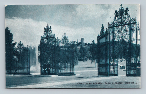 Forest Lawn Memorial Park Glendale California postcard
