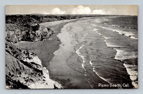 Pismo Beach California scenic view postcard by Pacific Novelty Co.