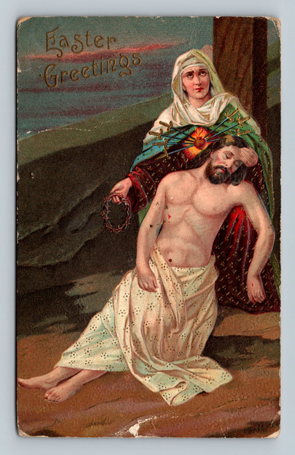 Easter postcard from Cuba postmarked 1910