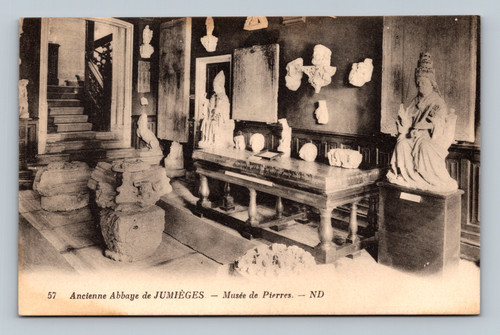 Ancienne Abbaye de Jumièges Musée de Pierres postcard from Jumièges, France