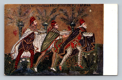 I Re Magi mosaic in S. Apollinare Nuovo Ravenna Italy