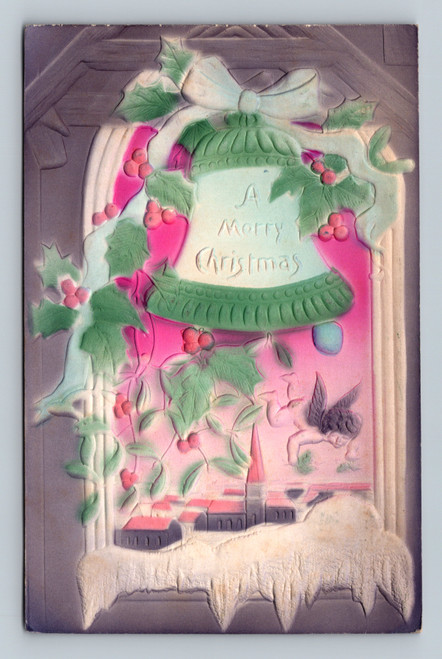 Christmas greeting postcard postmarked December 23, 1901 from Brooklyn