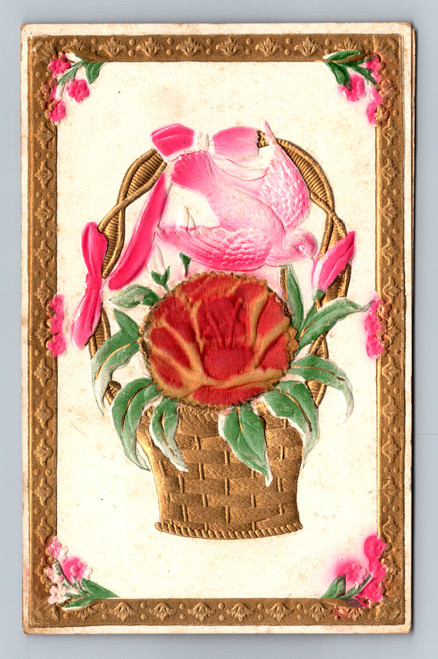 Antique postcard with no visible subject or location