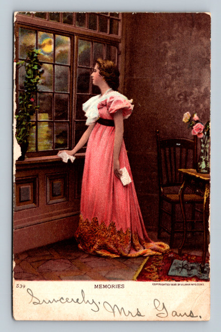 Memories postcard by Ullman Mfg. Co. N.Y.