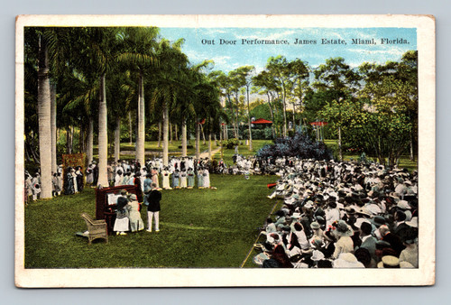 Outdoor performance of The Mikado at Arthur Curtis James estate Miami Florida