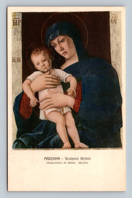 Madonna painting by Giovanni Bellini at Pinacoteca di Brera Milano