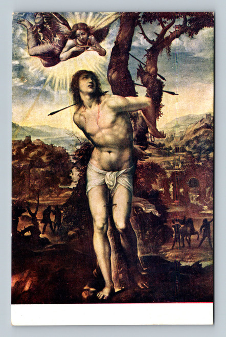 G. A. Bazzi detto Il Sodoma painting of Saint Sebastian in Firenze Galleria Pitti