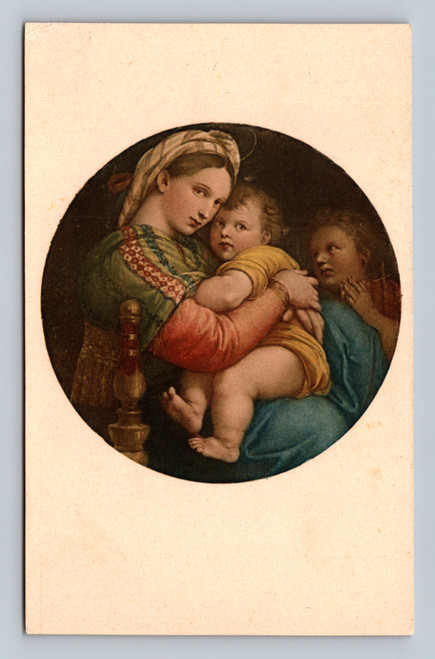 Madonna della Seggiola by Raffaello Sanzio in Firenze Galleria Palatina