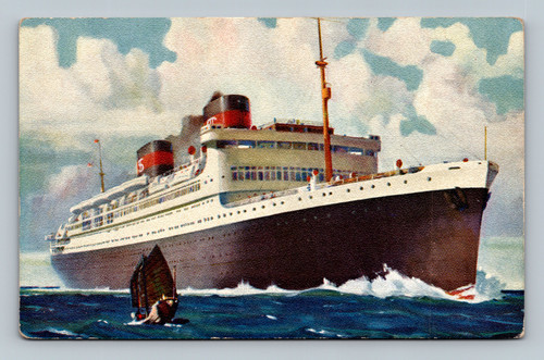 S. S. President Hoover and S. S. President Coolidge ocean liners near San Francisco