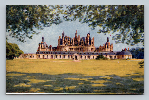 Château de Chambord Les Châteaux de la Loire France postcard