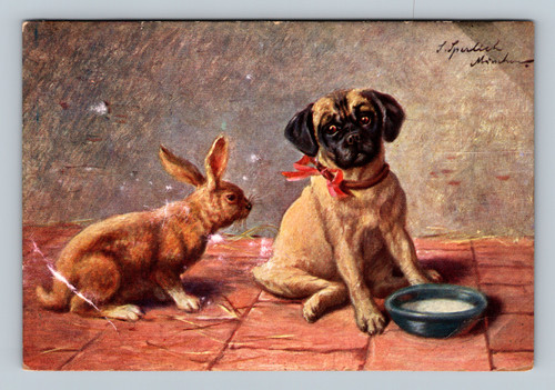 Unknown subject postcard from Barmen Germany by Peter Luhn