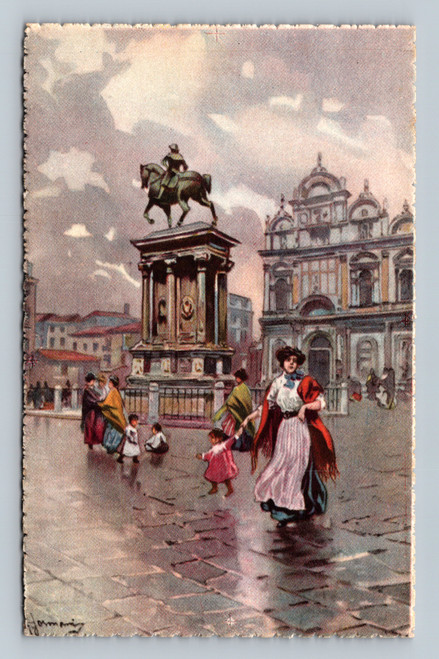 Monument to Colleoni in Venezia Italy