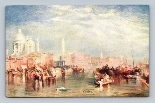 View of Venice Italy postcard by SAMUELS Ltd