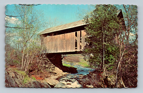 Covered bridge at Stowe Vermont