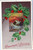 Christmas Wishes - gel card - holly and winter scene