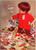 Kathe Kruse - boy doll amid postal stamps