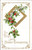 To Wish you Merry Christmas - holly and mistletoe in frame with fancy border To Wish you Merry Christmas - holly and mistletoe in frame with fancy border