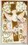 Postcard  Happy Easter Day - Dove cross and flowers - A. Hall