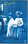 Children in Nightgown with Candlestick - blue tint French Joyeux Noel  (29-17-760)