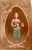 Heureuses pâques - Happy Easter - Hand Colored Boy with Egg and Flowers (29-17-741)