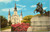 Postcard New Orleans - St. Louis Cathedral and Jackson Monument