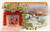 A Bright and Joyous christmas - fireplace winter scene gilded holly