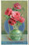 A Happy Birthday - embossed gilded vase of roses Heymann 1912 Samson Brothers 7109