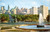 Benjamin Franklin Parkway - skyline view from Philadelphia Museum of Art