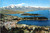 Queenstown aerial Lake Wakatipu with the Remarkables