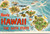 Postcard Hawaii map