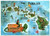 Postcard Hawaii map