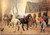 Postcard Art - Otto Bache - A Herd of Horses Outside an Inn