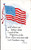 Postcard Patriotic American Flag