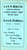 3.25 x 6 inch booklet/calendar/holiday list from A. & O.W. Mead & Co. out of Boston Massachusetts. Features Jewish Holidays of year 1924 - 5685