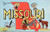 Missouri Map Postcard