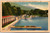 Postcard NY Lake George West End of Pergola Looking Toward Village