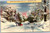 Postcard NY Saranac Lake Adirondacks Horse and Sleigh winter scene