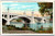 Postcard NY Cohoes 112th St Bridge over Hudson River betwee Cohoes and Troy