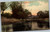Postcard NY Horseheads scenery boats on river