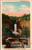 Postcard NY Finger Lakes Taughannock Falls waterfall overlook