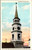 Postcard MD Frederic Reformed Church Spire with Town Clock and Chimes