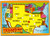 texas map postcard