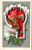 Merry Christmas bells key hole floewr scene