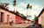 Street in a Tropical Mexican Town, Vera Cruz Pacific Railway, Mexico