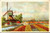 Dutch Tulip Field Windmill with notepad