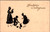 Easter  Saargebiet Silhouette with Rabbits